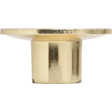 1-1/2″ Bi-Fold Door Knob Brass, Package of 5