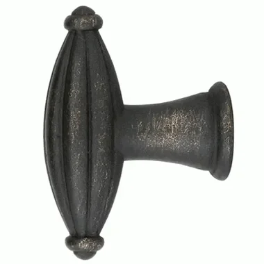 1 3/4 Inch Tuscany Bronze Fluted Finger Knob (Medium Bronze)
