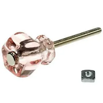 1 Inch Depression Pink Cabinet Door Knobs and Specialty Drawer Knobs