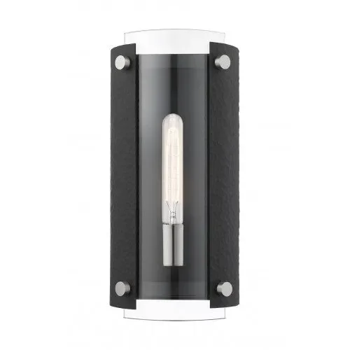1 Light Black ADA Wall Sconce
