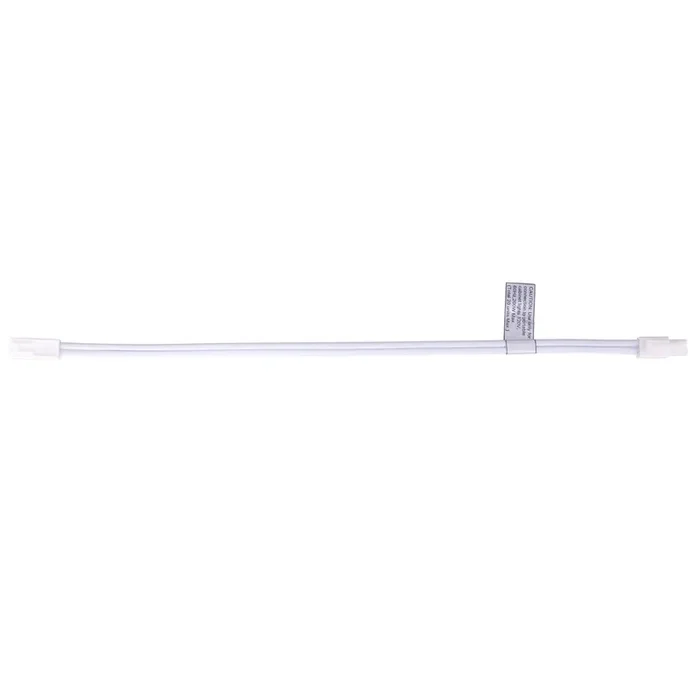 12″ Puck Light Connector Cord in White