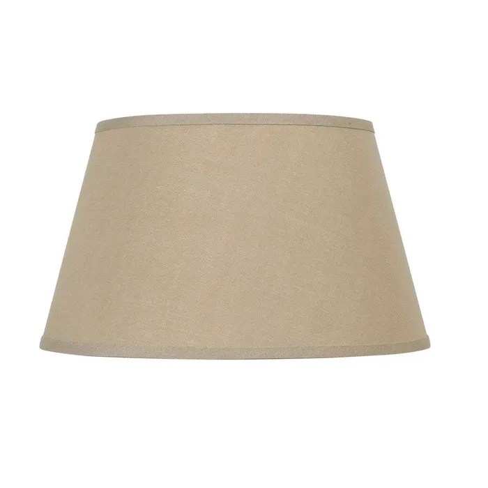 13 Inch Tall Round Hardback Linen Shade