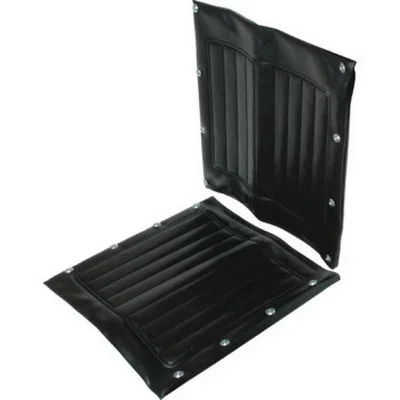 16″ E/J Black Vinyl Back