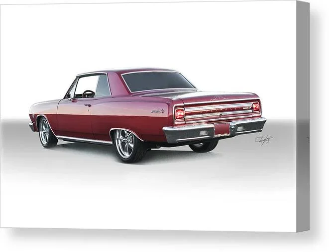 1965 Chevrolet Malibu SS396 Canvas Print