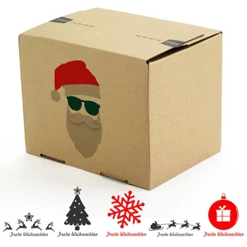197x147x150 mm Paletten-System-Kartons mit Weihnachtsmotiv