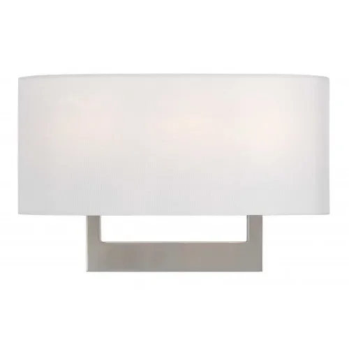 3 Light Brushed Nickel ADA Wall Sconce