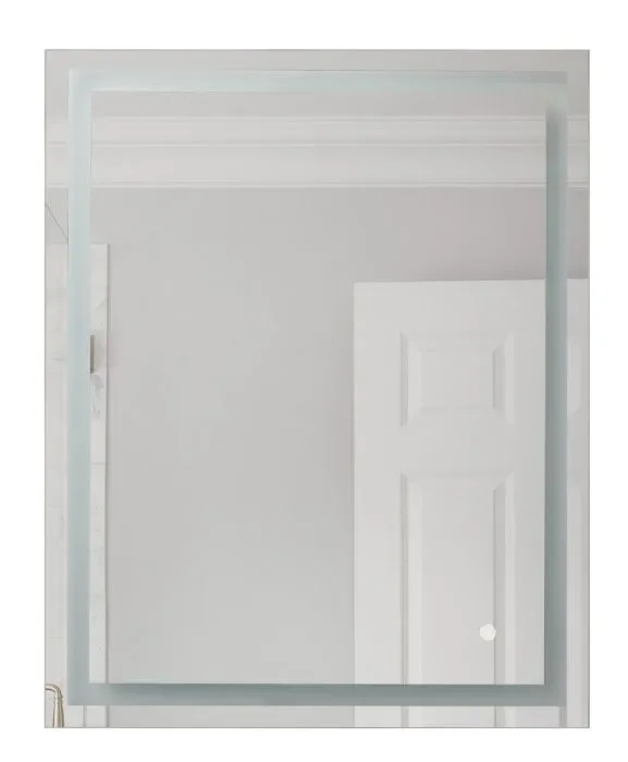 30” x 24” x 1.4” Rectangular LED Mirror, defogger & dimmer, 3000K