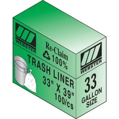 33 Gal Hvy Duty Trash Liner “Pkg Of 100”
