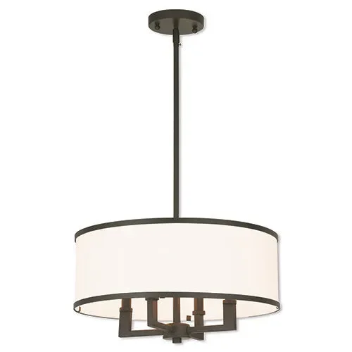 4 Light Bronze Pendant Chandelier