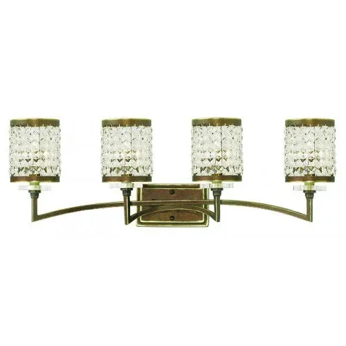 4 Light Palaciall Bronze Bath Light