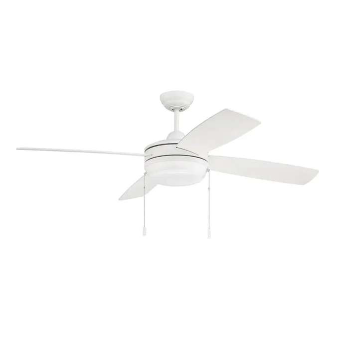 52″ Laval in Matte White w/ Matte White Blades