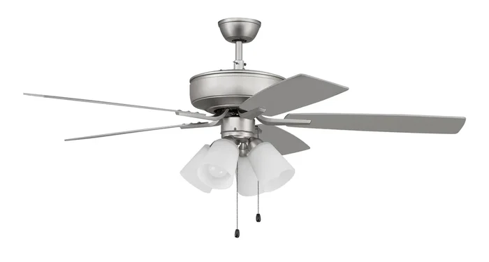 52″ Pro Plus 114 in Brushed Nickel w/ Brushed Nickel/Greywood Blades