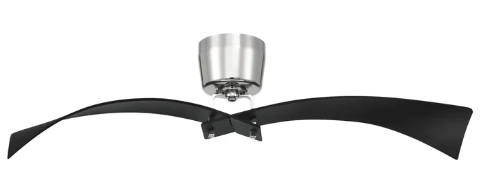 52″ Tern in Flat Black/Polished Nickel w/ Flat Black Blades