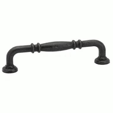6 5/8 Inch (6 Inch c-c) Tuscany Bronze Ribbed Pull (Medium Bronze)