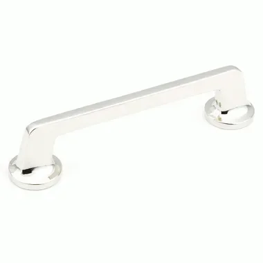 6 Inch (5 Inch c-c) Northport Pull with Rounded Base (Polished Nickel Finish)