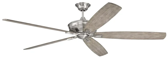 72″ Santori in Brushed Polished Nickel w/ Coffee Blades