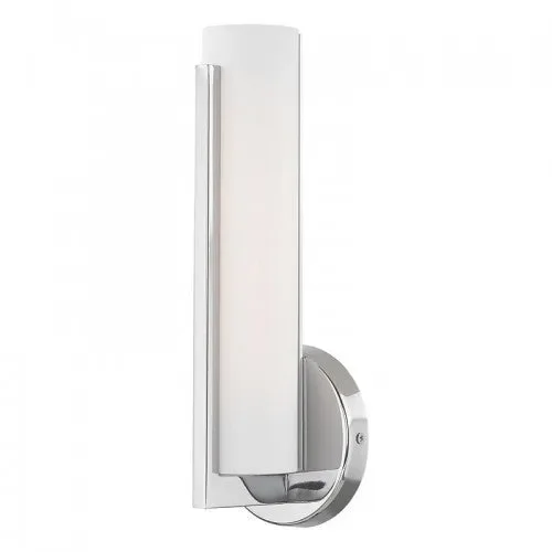 8W LED Polished Chrome ADA Wall Sconce