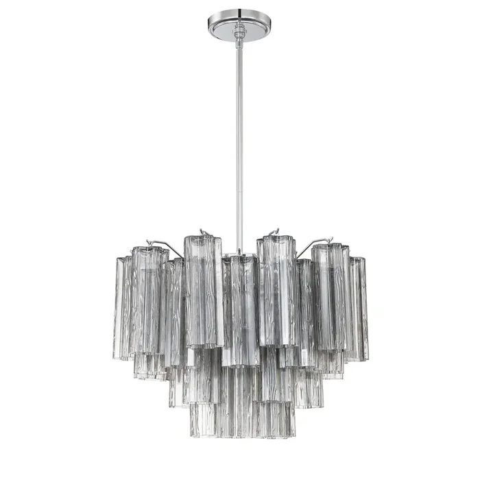 Addis 6 Light Polished Chrome Chandelier