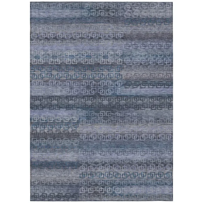 Addison Chantille ACN2029 Stripes Machine Made Transitional Taupe Rug