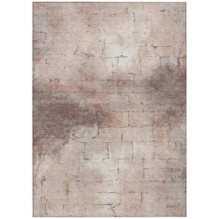 Addison Chantille ACN2215 Geometric Machine Made Transitional Coral Rug