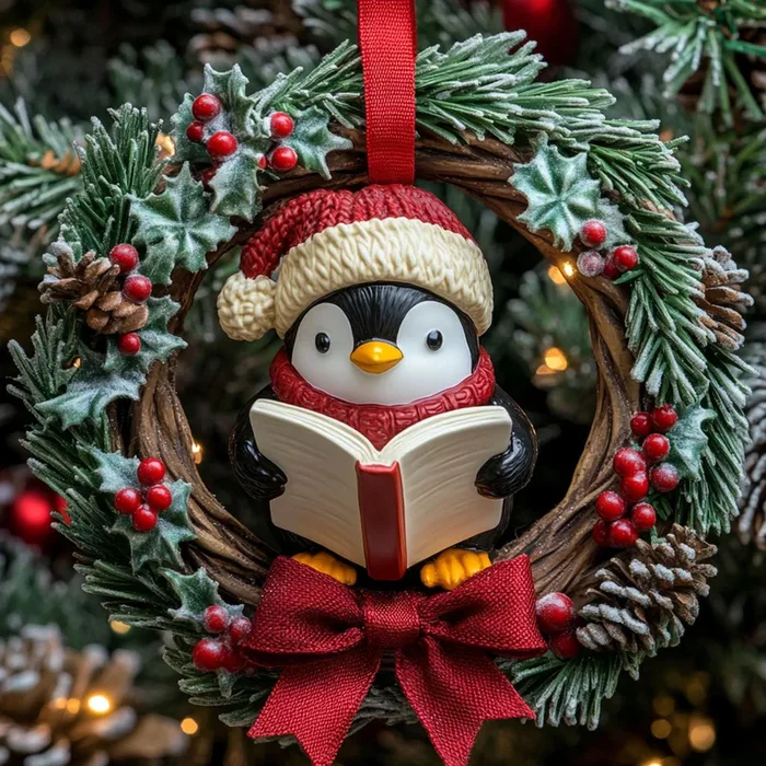 Adorable Penguin Jingle XK1510002CL Christmas Ornaments