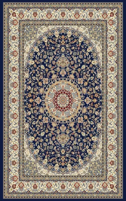 ANCIENT GARDEN 57119 BLUE/IVORY