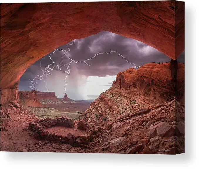 Ancient Storm 2 Canvas Print