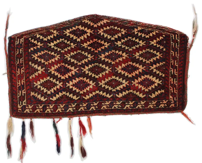 Antique Asmalyk Handwoven Tribal Rug, J63323