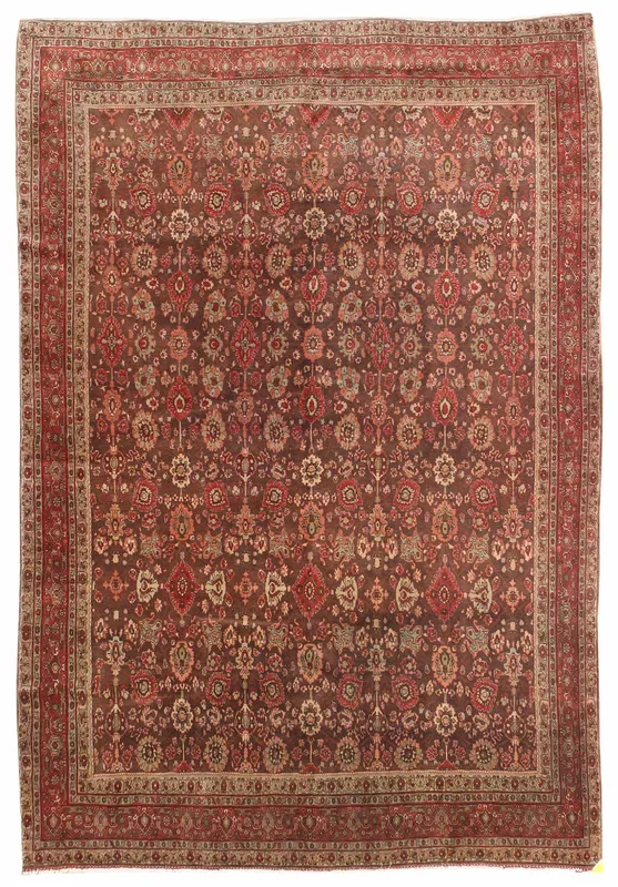 Antique Bijar Handwoven Traditional Rug, JF3619