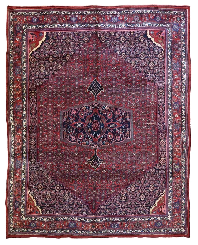 Antique Bijar Handwoven Tribal Rug, J67822