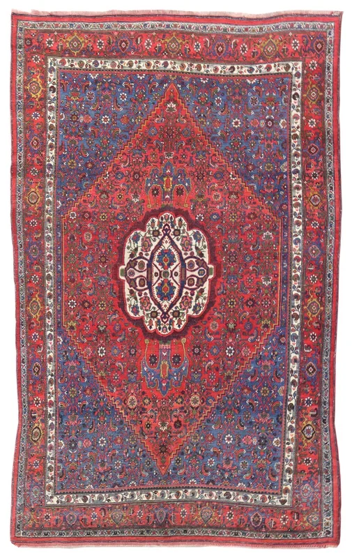 Antique Bijar Handwoven Tribal Rug, JF8546