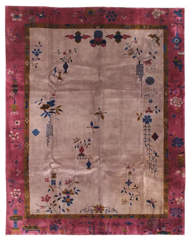 Antique Deco Handwoven Traditional Rug, JF6889