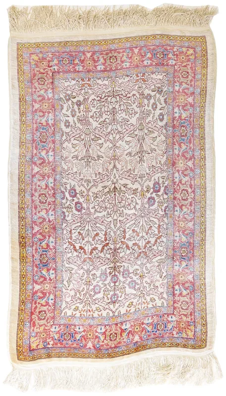 Antique Hereke Handwoven Traditional Rug, JF8764