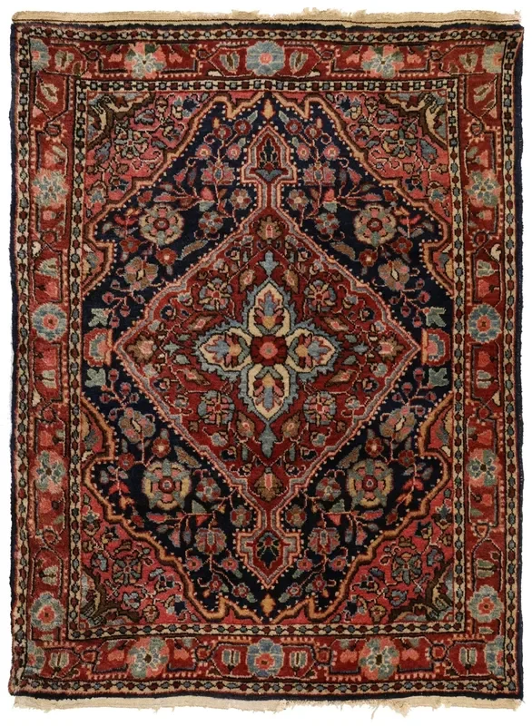 Antique Jozan Handwoven Traditional Rug, J72073