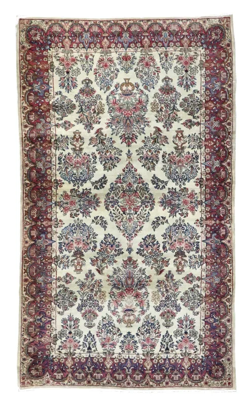 Antique Kerman Handwoven Traditional Rug, JF8624