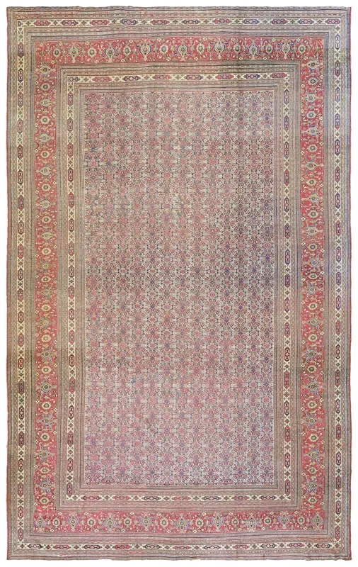 Antique Khorasan Handwoven Traditional Rug, J71826