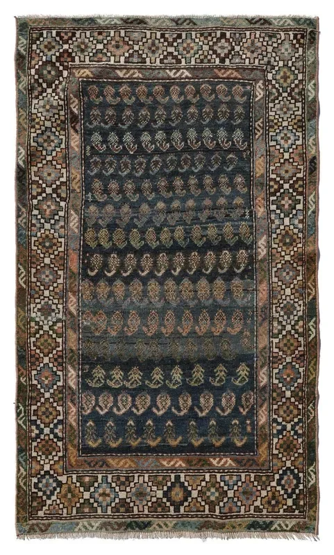 Antique Kurd Handwoven Tribal Rug, J72703