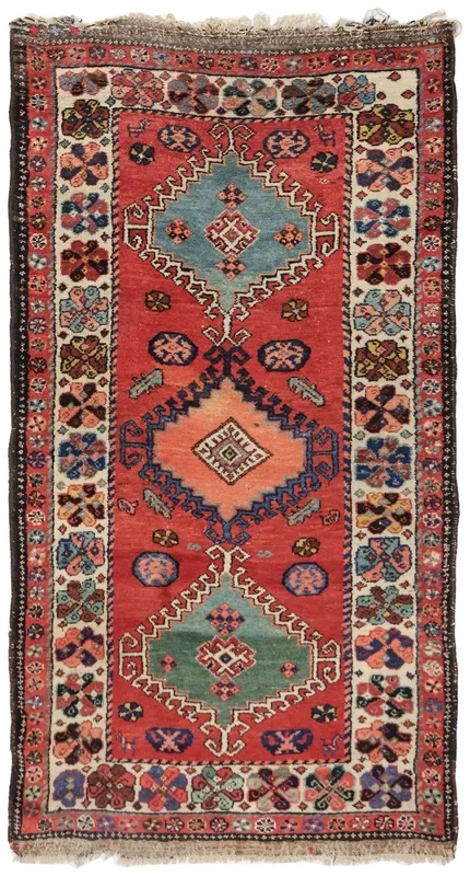 Antique Kurd Handwoven Tribal Rug, J78000