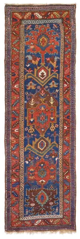 Antique Kurd Handwoven Tribal Rug, J78495