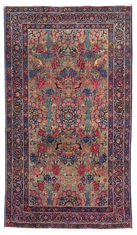 Antique Lavar Kerman Handwoven Traditional Rug, JF8439