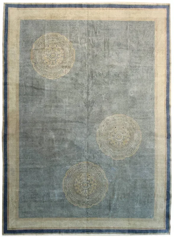 Antique Peking Handwoven Traditional Rug, JF5682