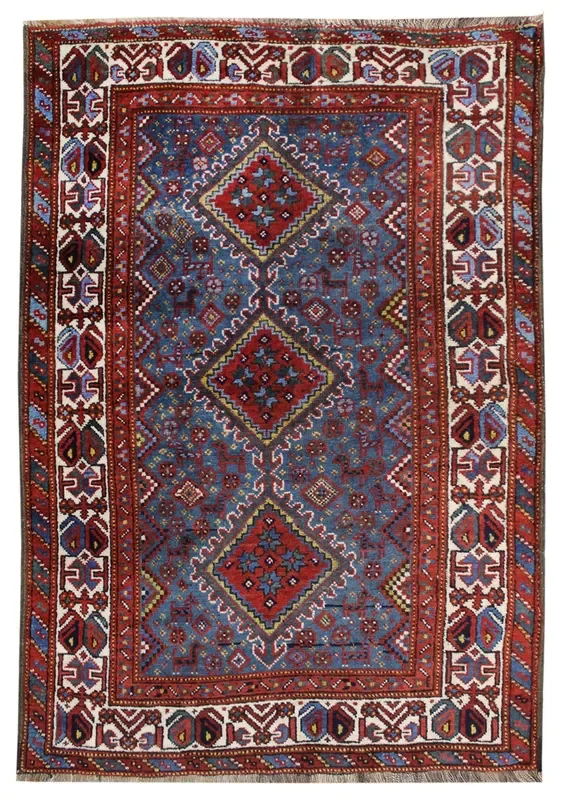 Antique Shiraz Handwoven Tribal Rug, JF8108