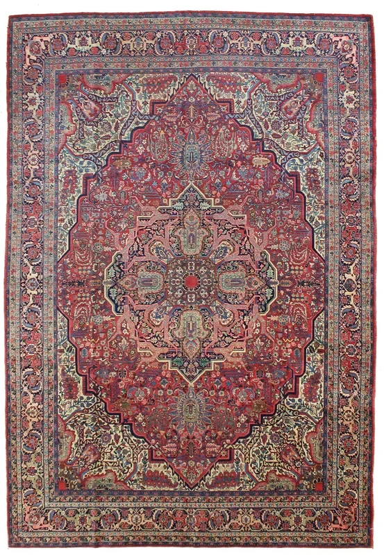 Antique Tabriz Handwoven Traditional Rug, JF5935