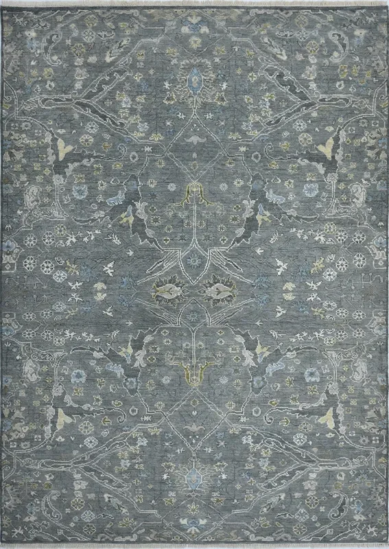 Arabesque Handwoven Transitional Rug, J72198
