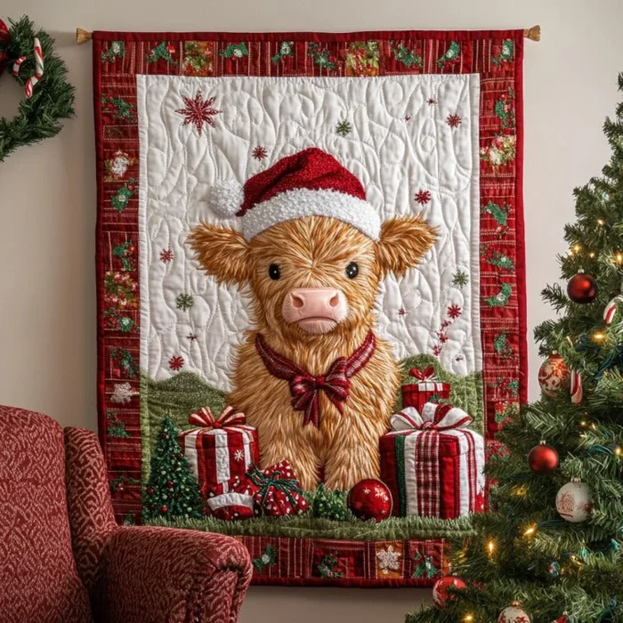 Baby Highland Cow XR1410006CL Quilt