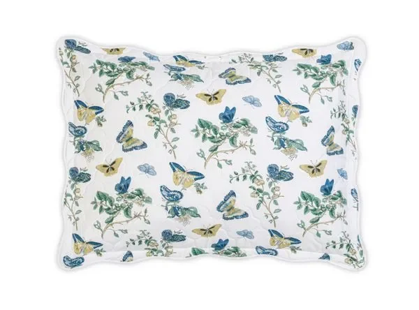 Baudin Butterfly Quilted Euro Sham