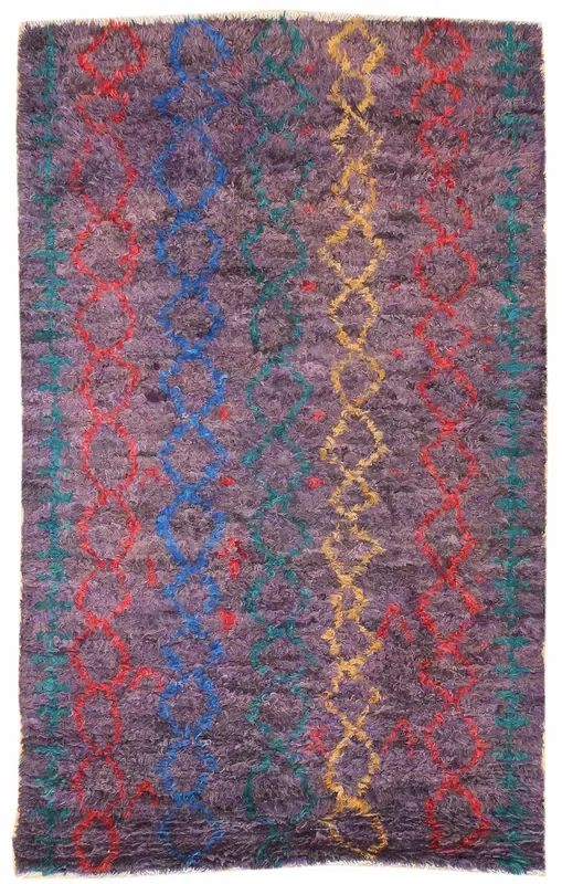 Beni Ouraine Handwoven Closeout Rug, J44642