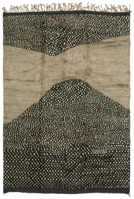 Berber Handwoven Tribal Rug, J71859