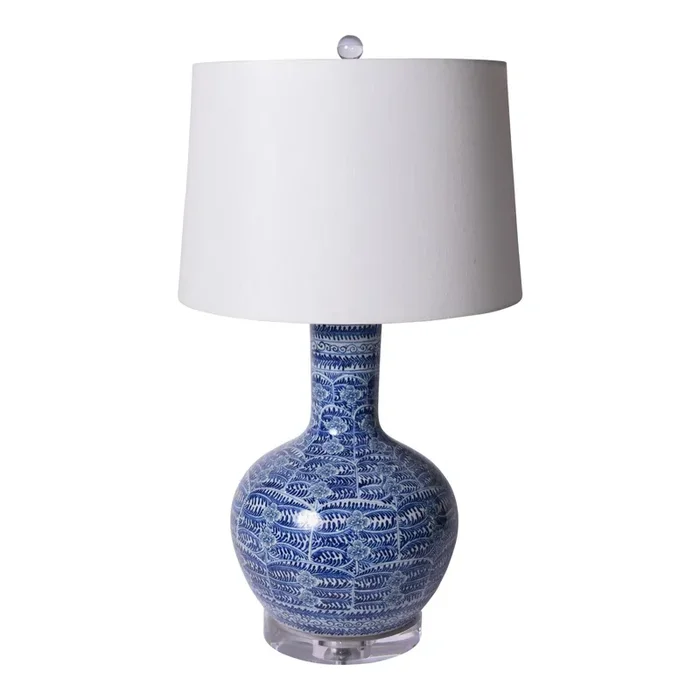Blossom Globular Vase Ceramic Lamp
