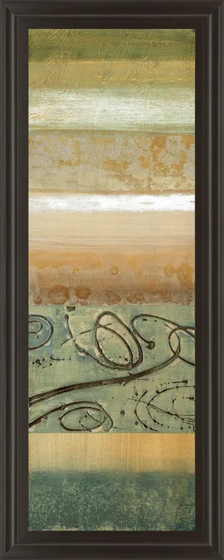 Bluemood I By Selina Werbelow – Framed Print Wall Art – Beige